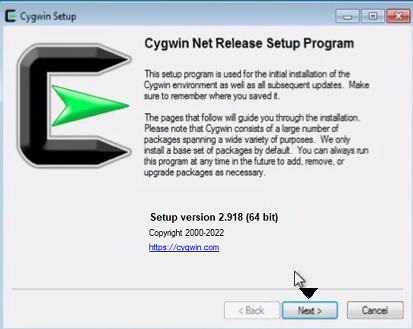 Start-installing-Cygwin