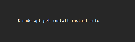 Installing-info-package