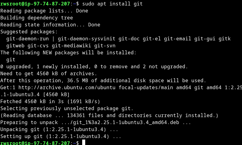 Install-Git-from-apt-package